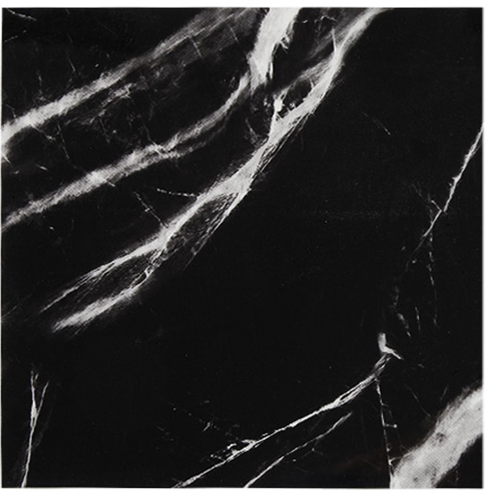 Living and Home Marble Patterned Black and White PVC Self Adhesive Wall Sticker 10 Pack Image 7