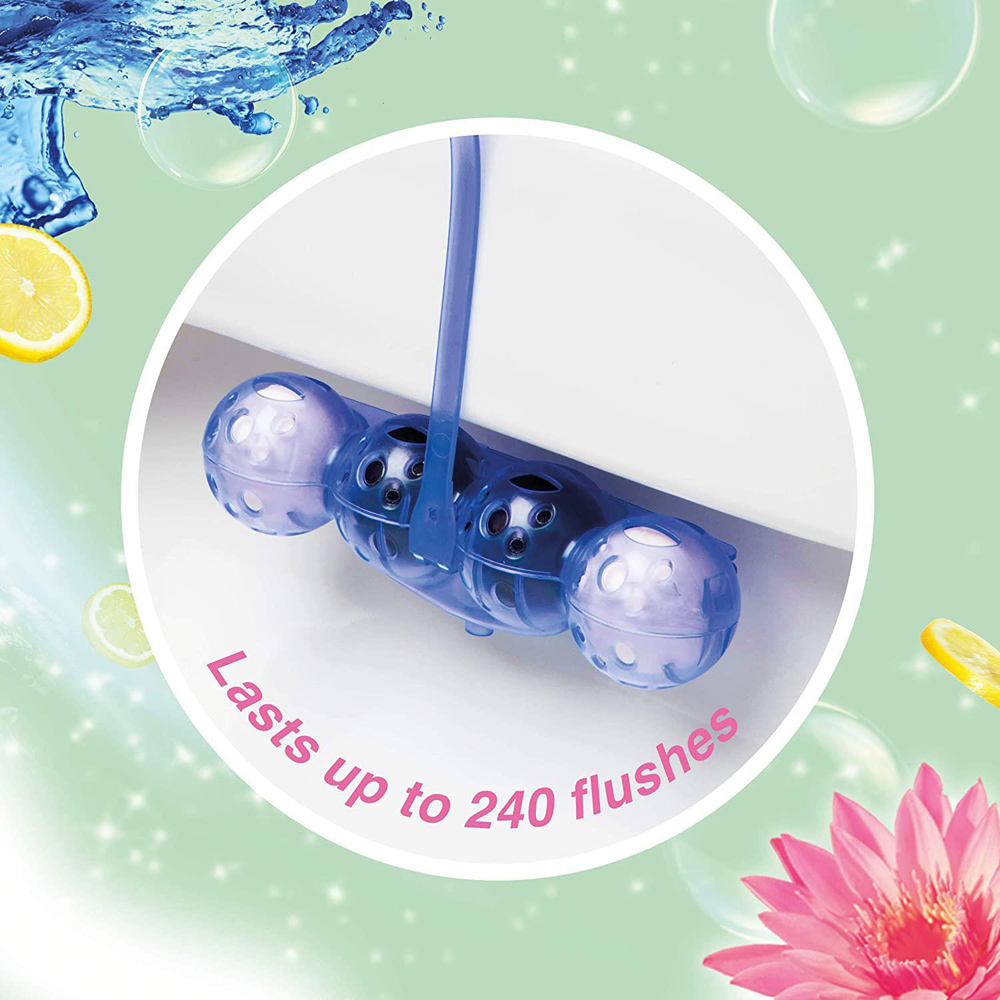 Bloo Colour Active Bleach Anti Limescale Toilet Rim Block 50g 12 Pack Image 4