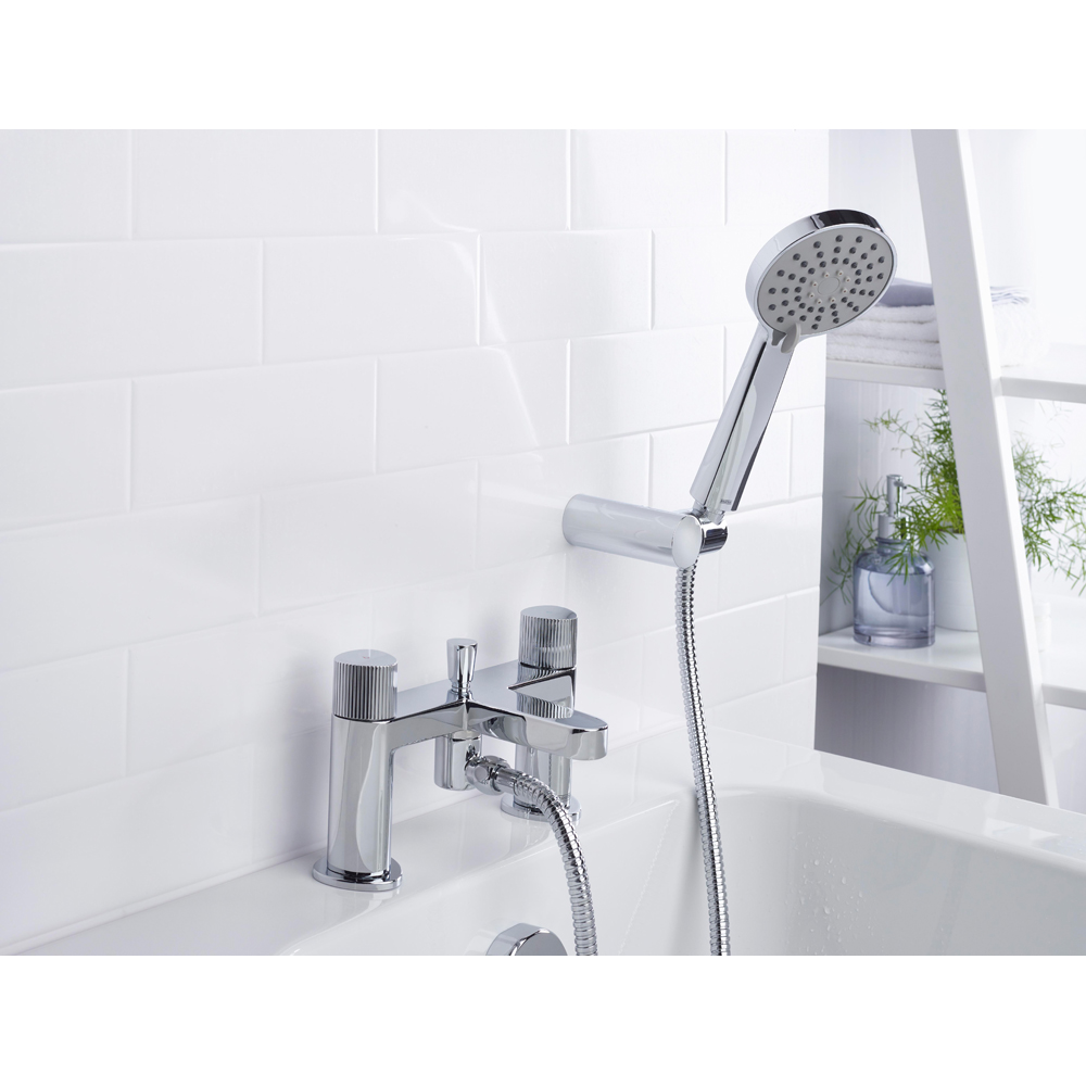 Bristan Liso Chrome Bath Shower Mixer Tap with Handset Image 6