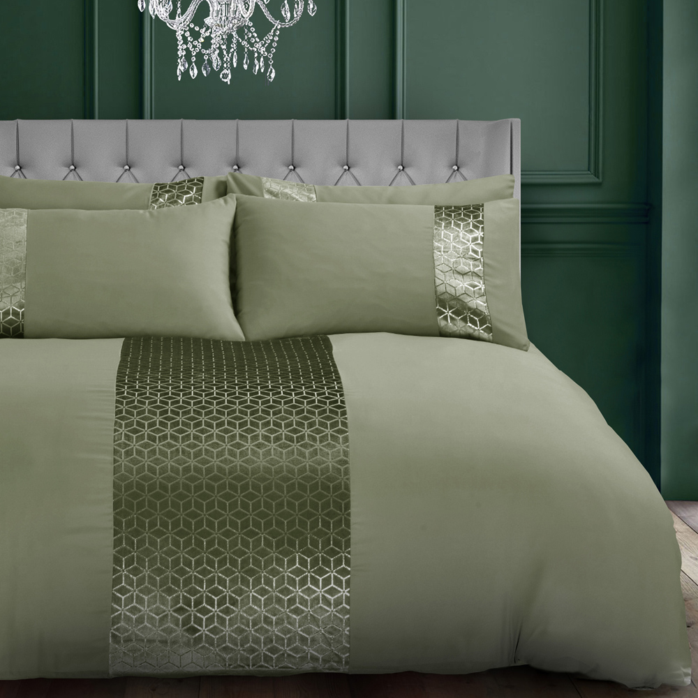 Velosso Sephora Single Sage Duvet Set Image