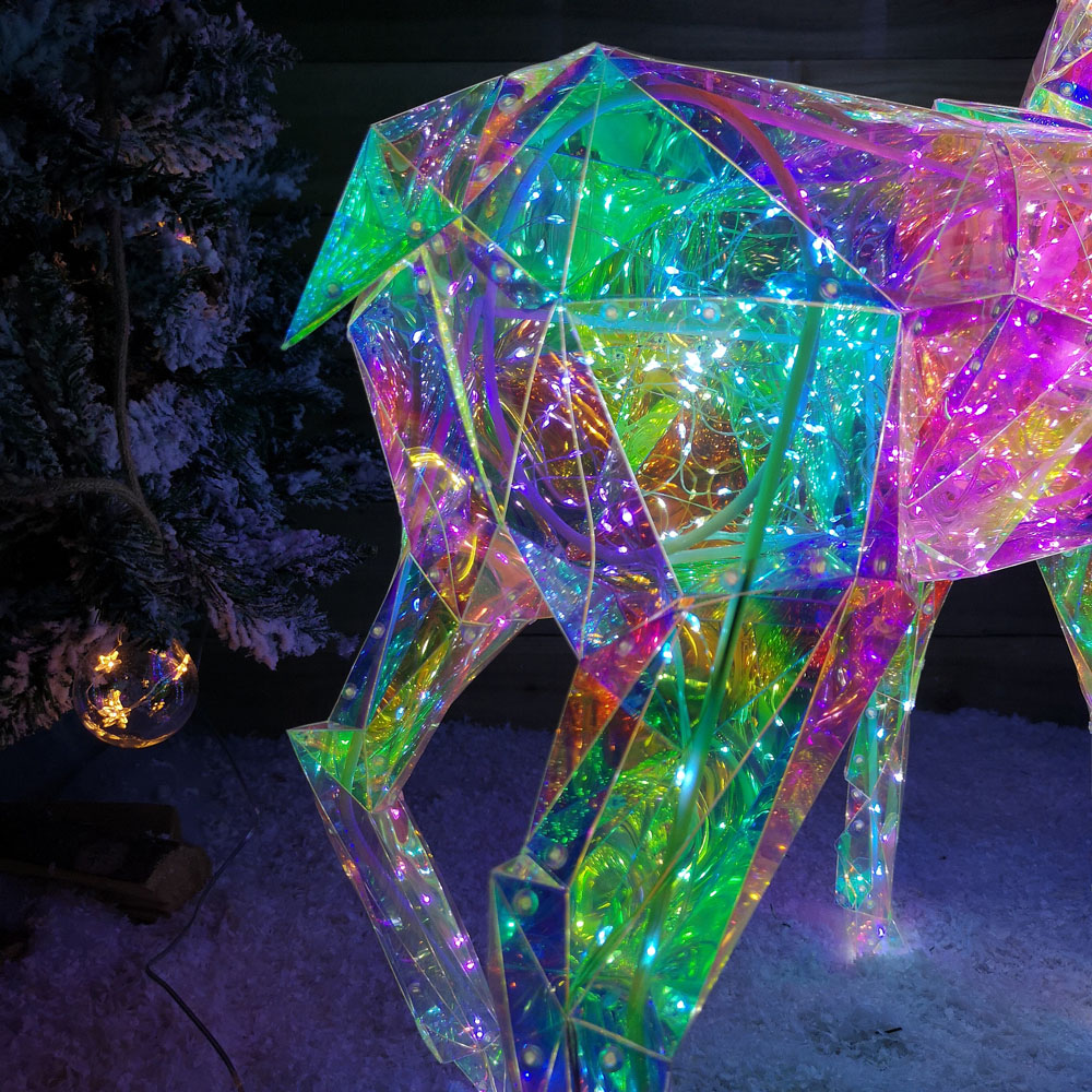 Samuel Alexander 500 White LED Stag Christmas Decoration 3ft Image 3