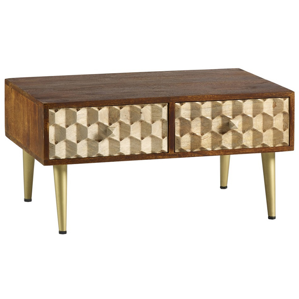 Brooklyn Cotati 2 Drawer Coffee Table Image 2
