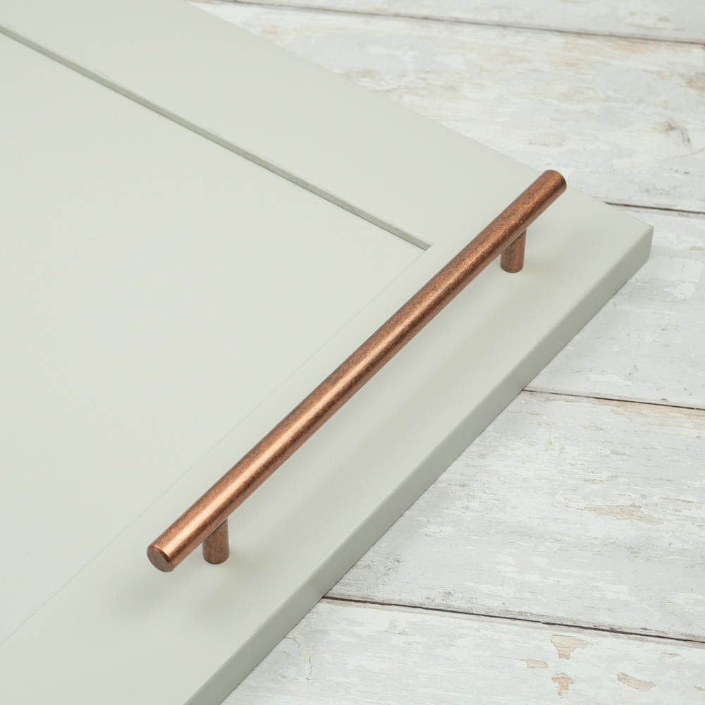 Handle & Home Antique Copper T-Bar Handle 192mm Image 2
