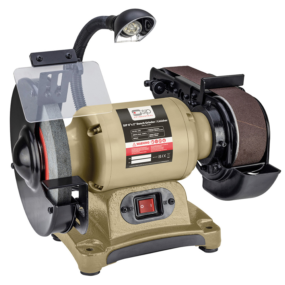 SIP Bench Grinder and Linisher 8 x 2 inch Image 3