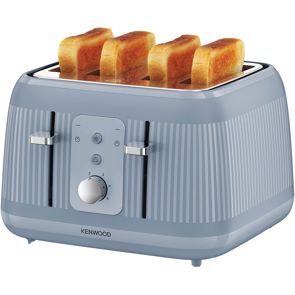 Kenwood TFP09.000BL Stone Blue Dawn 4 Slice Toaster Image 3