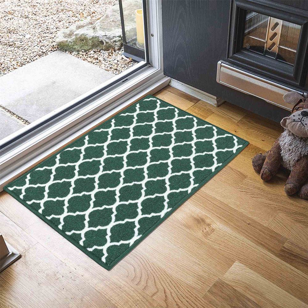 Desire Rugs Havana Emerald Trellis Anti Slip Door Mat 300 x 80cm Image 4