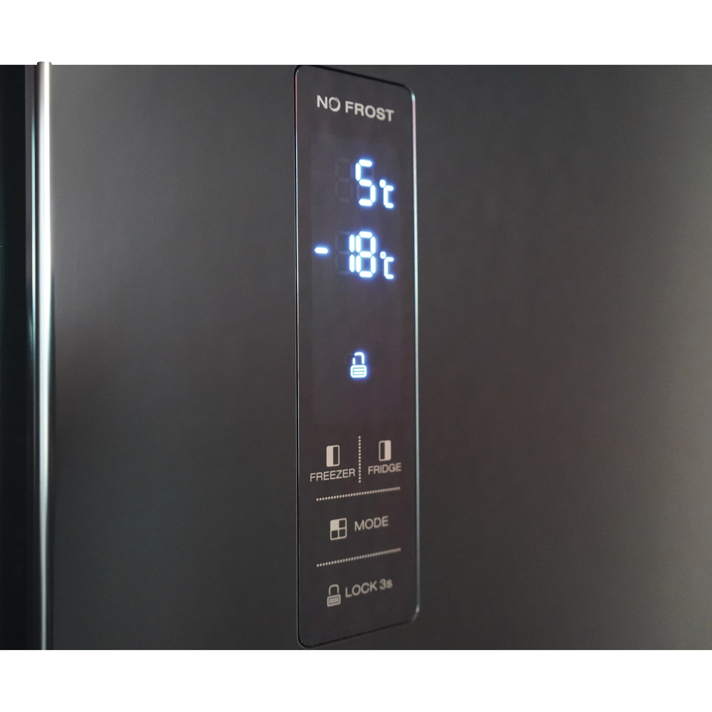 Montpellier MSBS442K Black American Style 442L Fridge Freezer Image 6