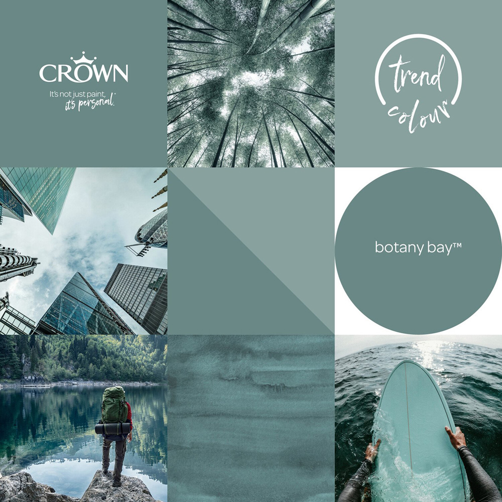 Crown Walls & Ceilings Botany Bay Matt Emulsion Paint 2.5L Image 6