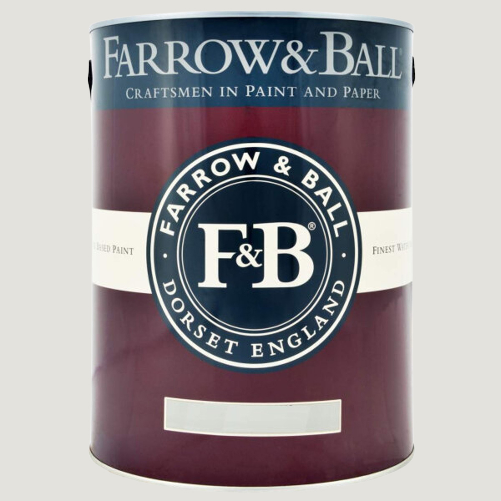 Farrow & Ball Interior Wood and Metal 2001 Strong White Flat Eggshell Paint 5L Image 2
