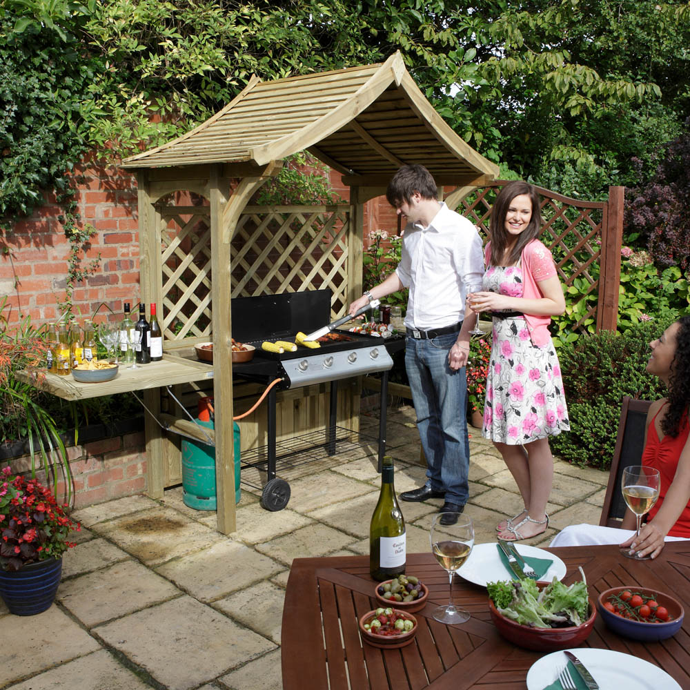 Rowlinson Wooden Party Arbour Image 9
