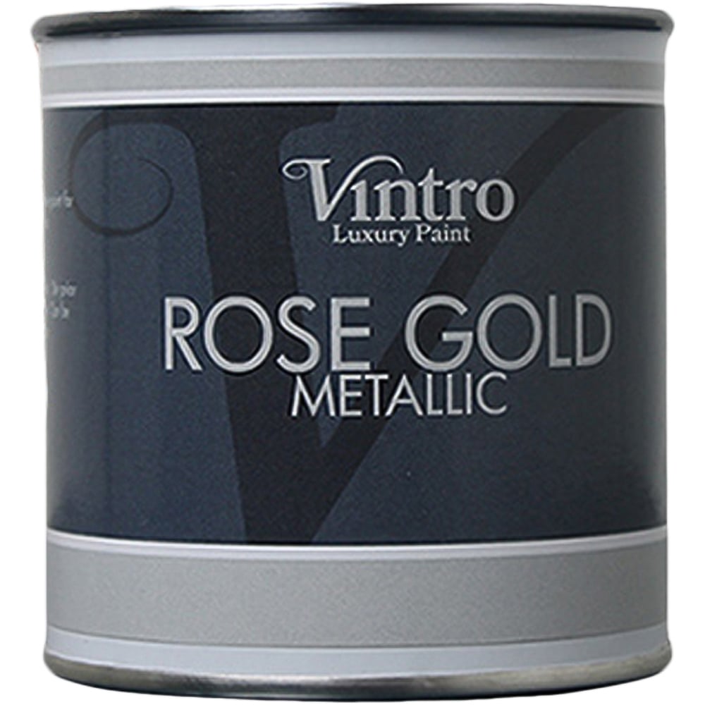 Vintro Paint Rose Gold Decorative Metallic Paint 250ml Image 2