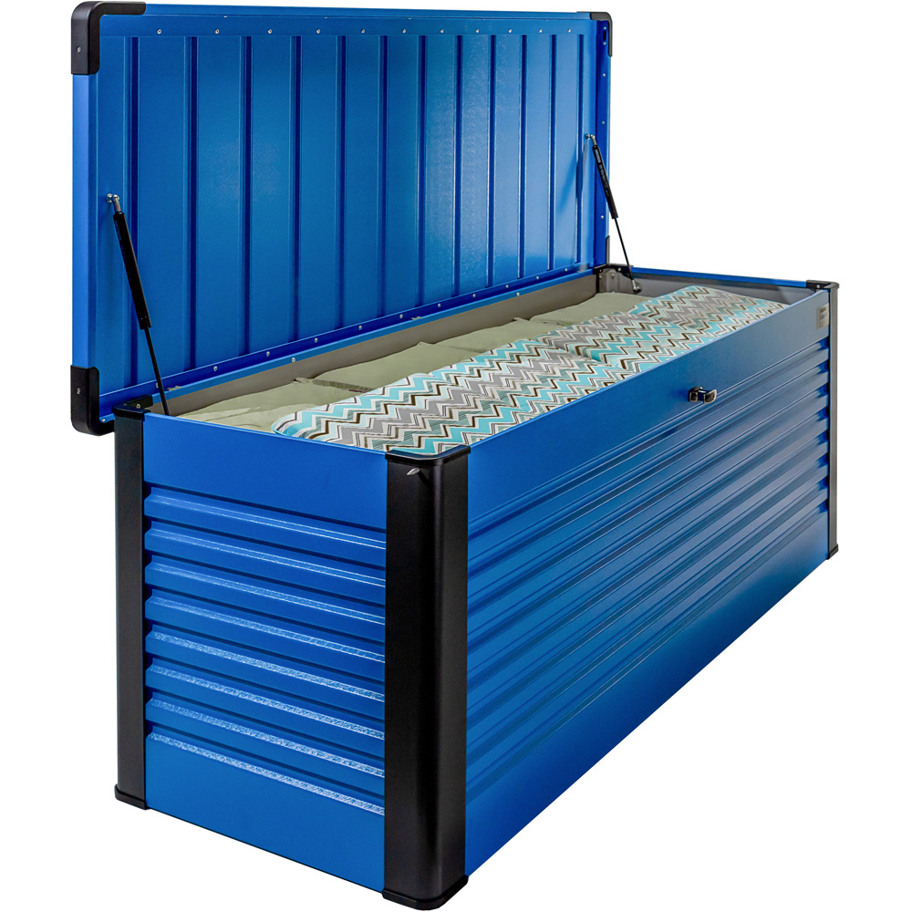 Trimetals 750L Blue Weatherproof Garden Storage Box Image 2