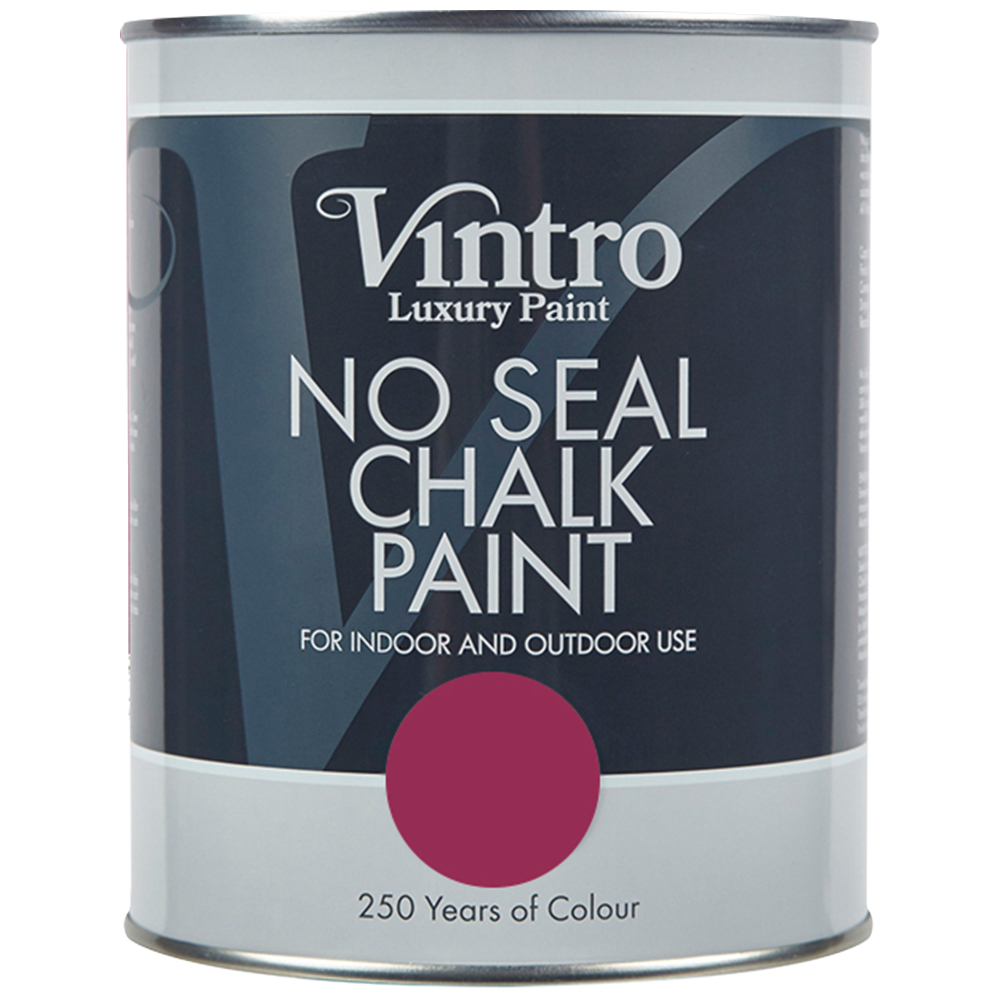 Vintro Paint Rosy Raven No Seal Chalk Paint 1L Image 2
