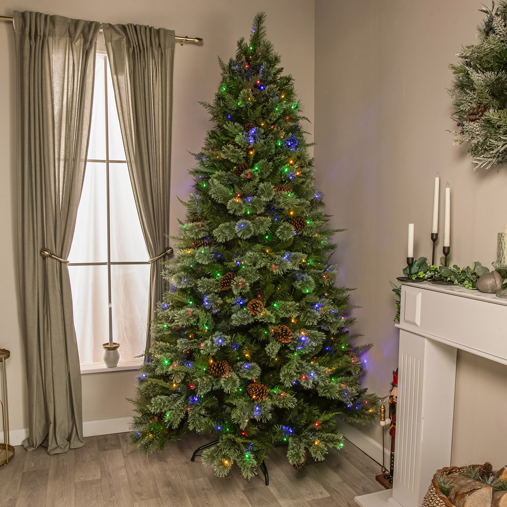 The Christmas Centre Pre-Lit Hampton Artificial Xmas Tree 6.5ft Image 7