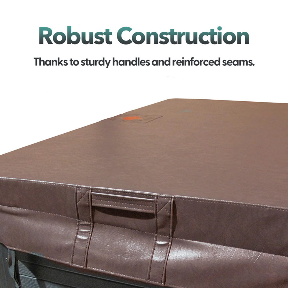 Canadian Spa Company Brown Hot Tub Cover 198 x 198cm Image 4