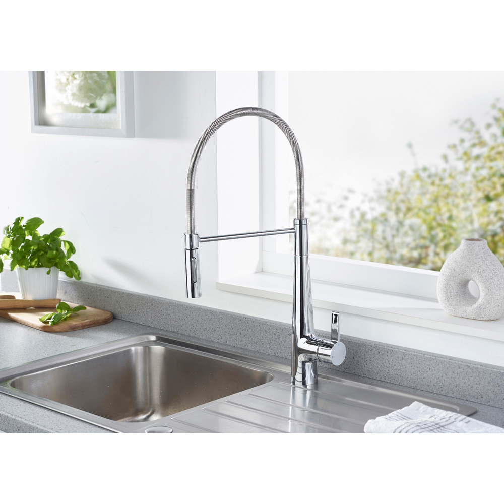 Bristan Sabre Chrome Professional Kitchen Mono Sink Mixer Tap Image 6