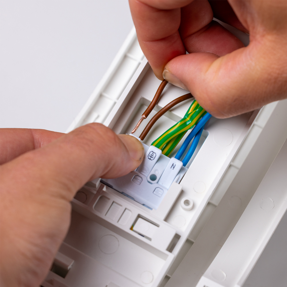 TCP White 3 Tier Indoor Wall Light Image 5