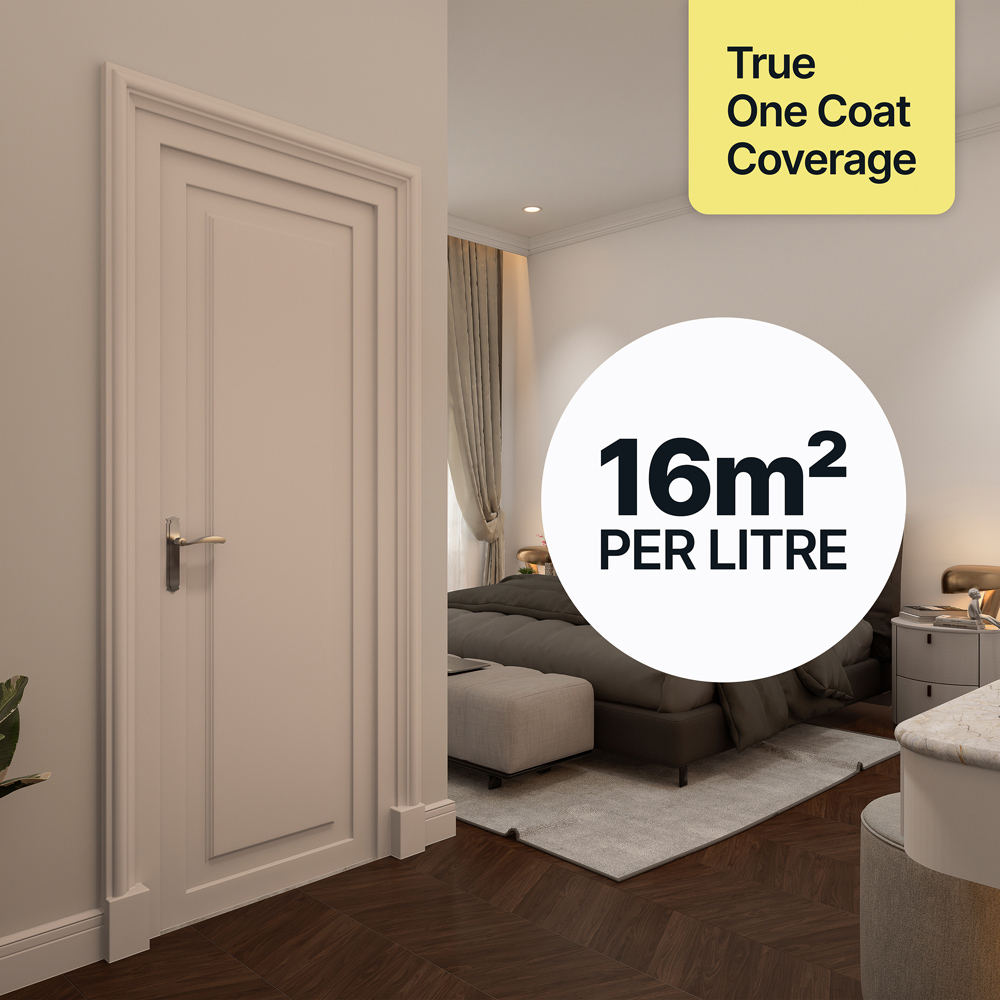 Hemway Sandy Beige Furniture and Walls Matt Chalk Paint 1L Image 4