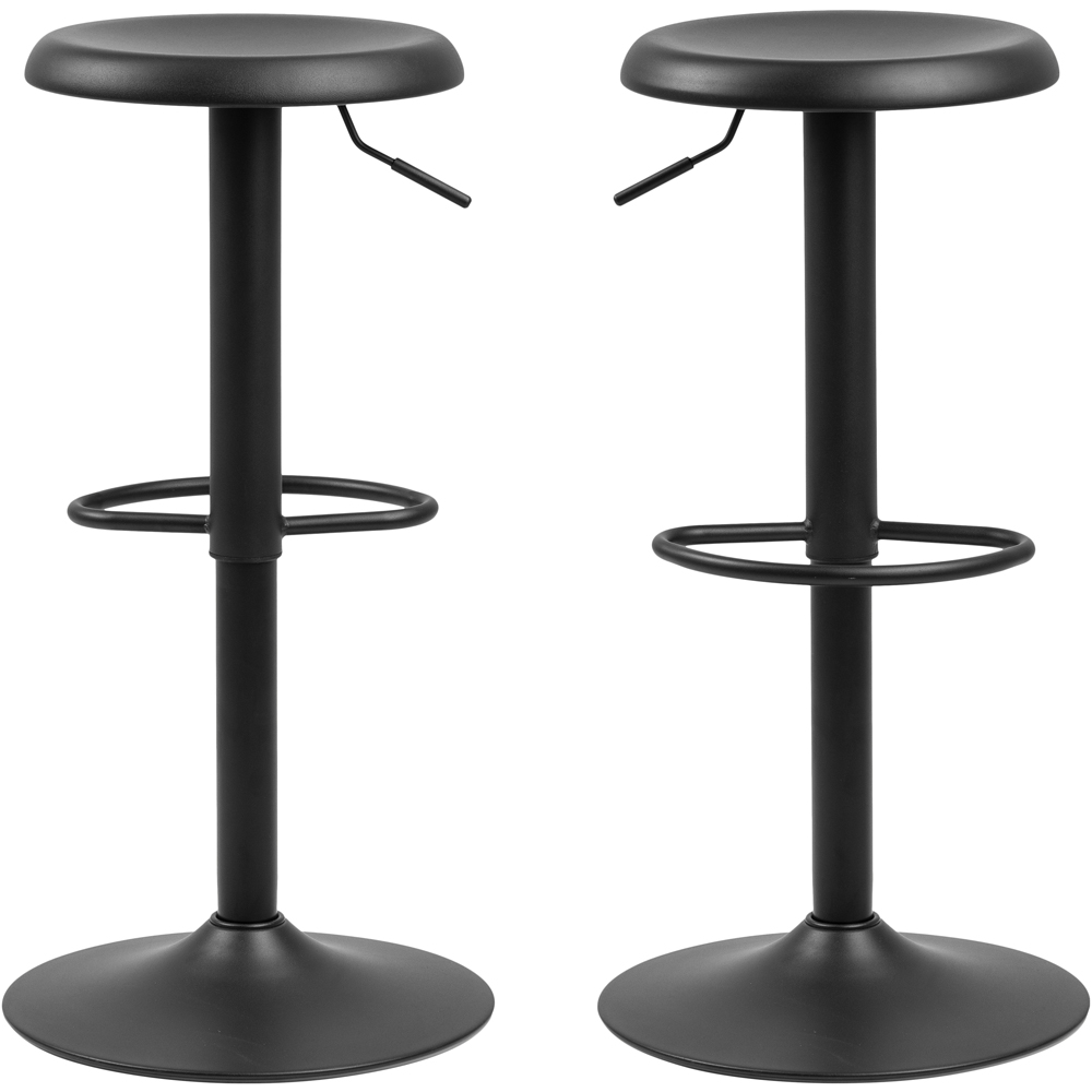 Florence Finch Black Bar Stool Set of 2 Image 3