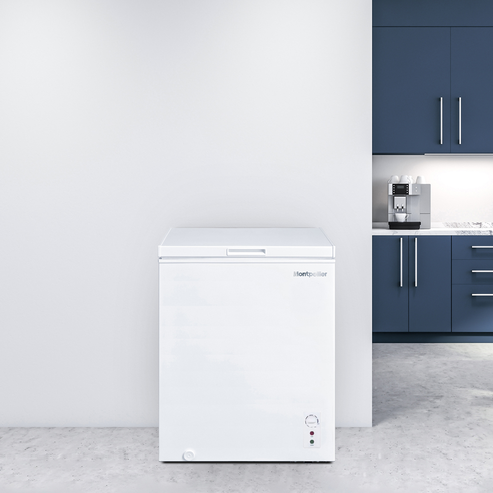 Montpellier MDACF137W White 137L Chest Freezer Image 2