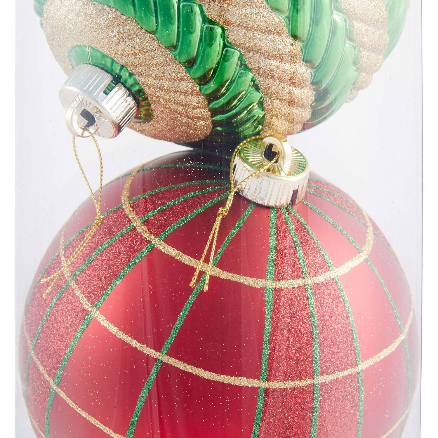 Pack of 3 XL Sleigh Bells Ring Baubles Image 2