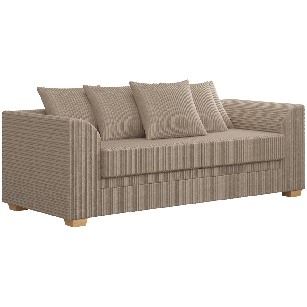 Modo 5 Seater Sable Jumbo Cord Scatter Back Sofa Set Image 2
