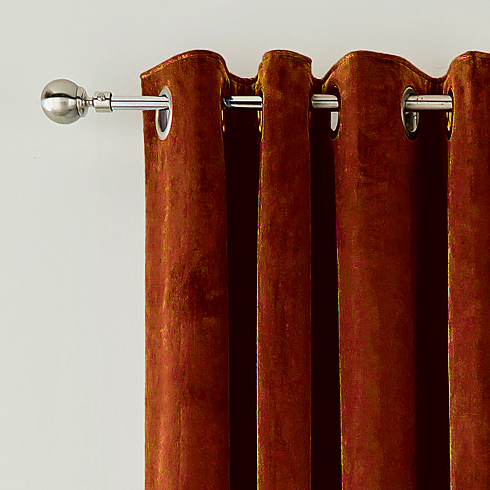 Helena Springfield Escala Lined Copper Curtains 168 x 183cm Image 2