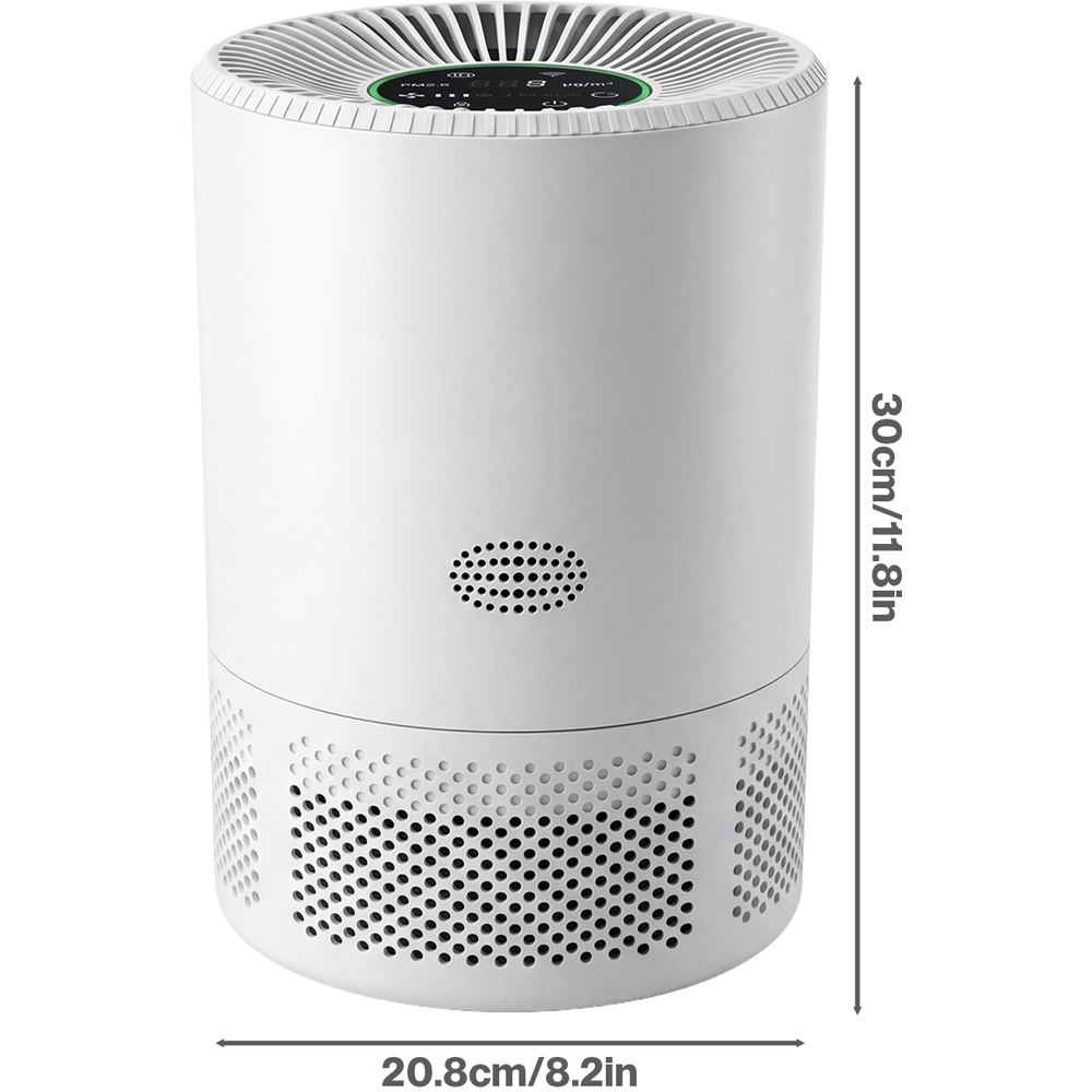 Spector White Smart Air Purifier with Quiet Sleep Mode Image 9