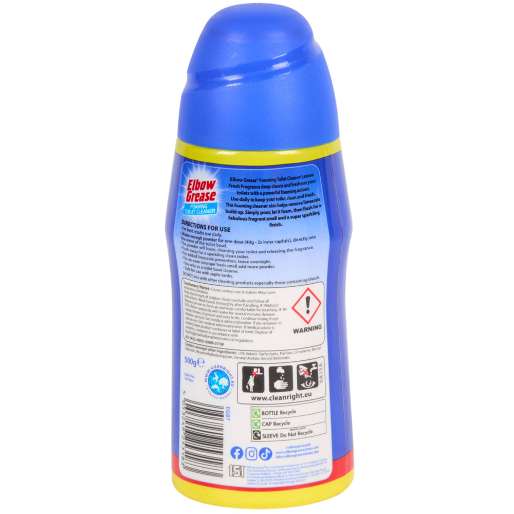 Elbow Grease Foaming Toilet Cleaner - Lemon Fresh Image 2