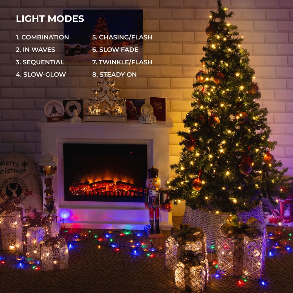 The Christmas Workshop 400 LED Warm White String Light Image 8