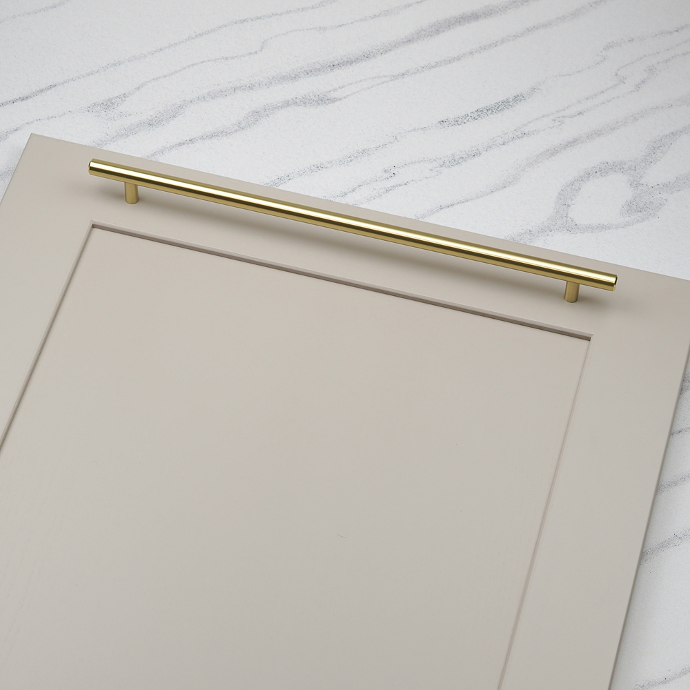 Handle & Home Brushed Brass Bar Handle 320mm Image 3
