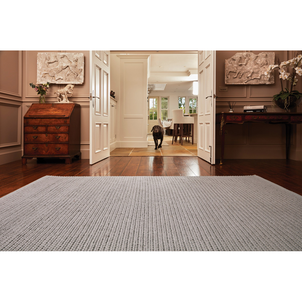 Origins Cable Warm Grey Rug 120 x 170cm Image 5