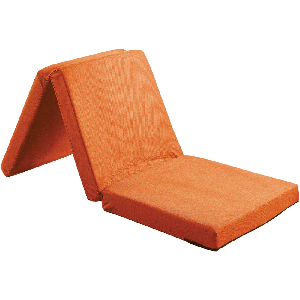 Visco Therapy Kids Orange Folding Futon Z Bed Mattress Image 2