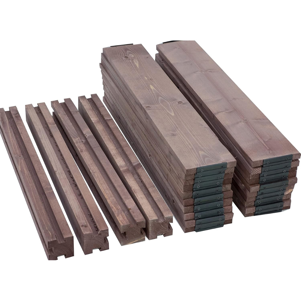 Garden Gear 3-Sided Wooden Compost Module 573L Image 2