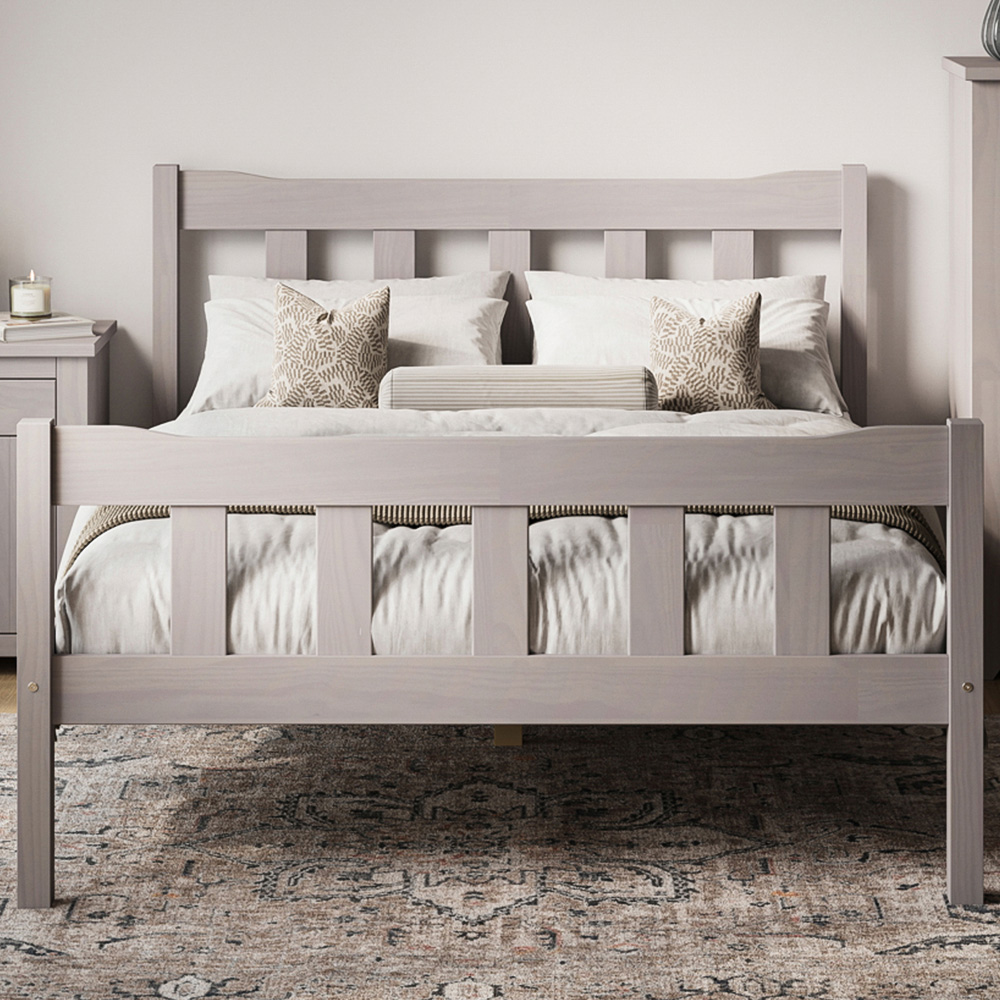 Havana King Size Grey Bed Frame Image 1