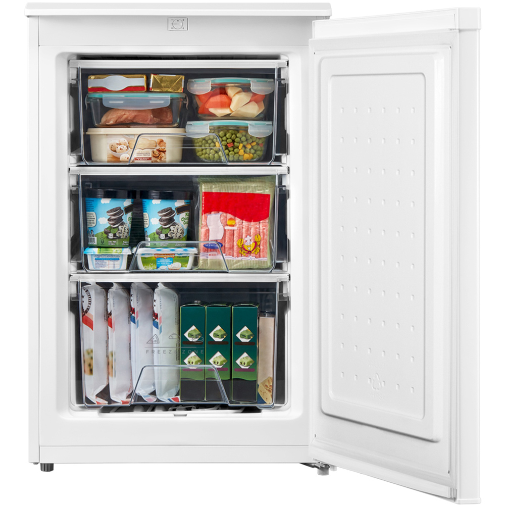 Midea MDRU129FZE01 White 88L Static Under Counter Upright Freezer Image 3