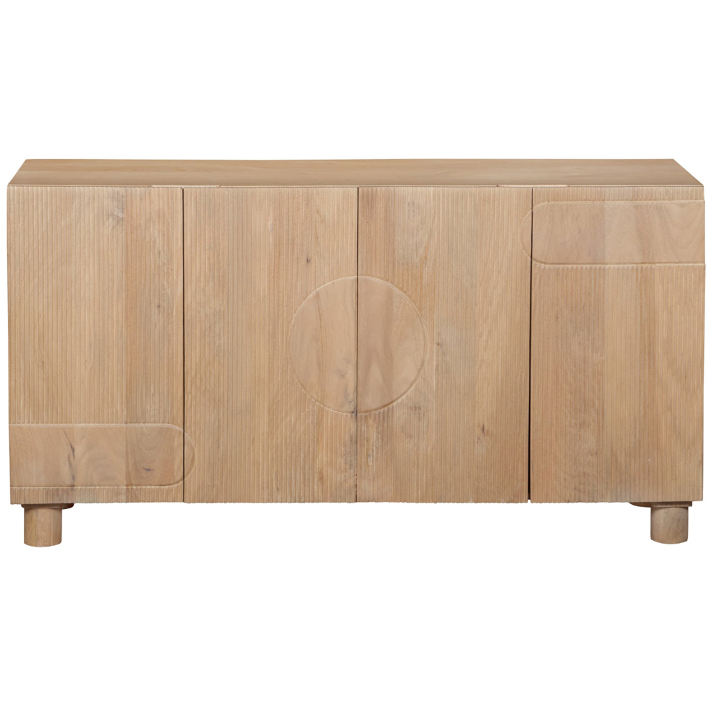 IH Design Ajmer 4 Door Solid Wood Sideboard Image 2