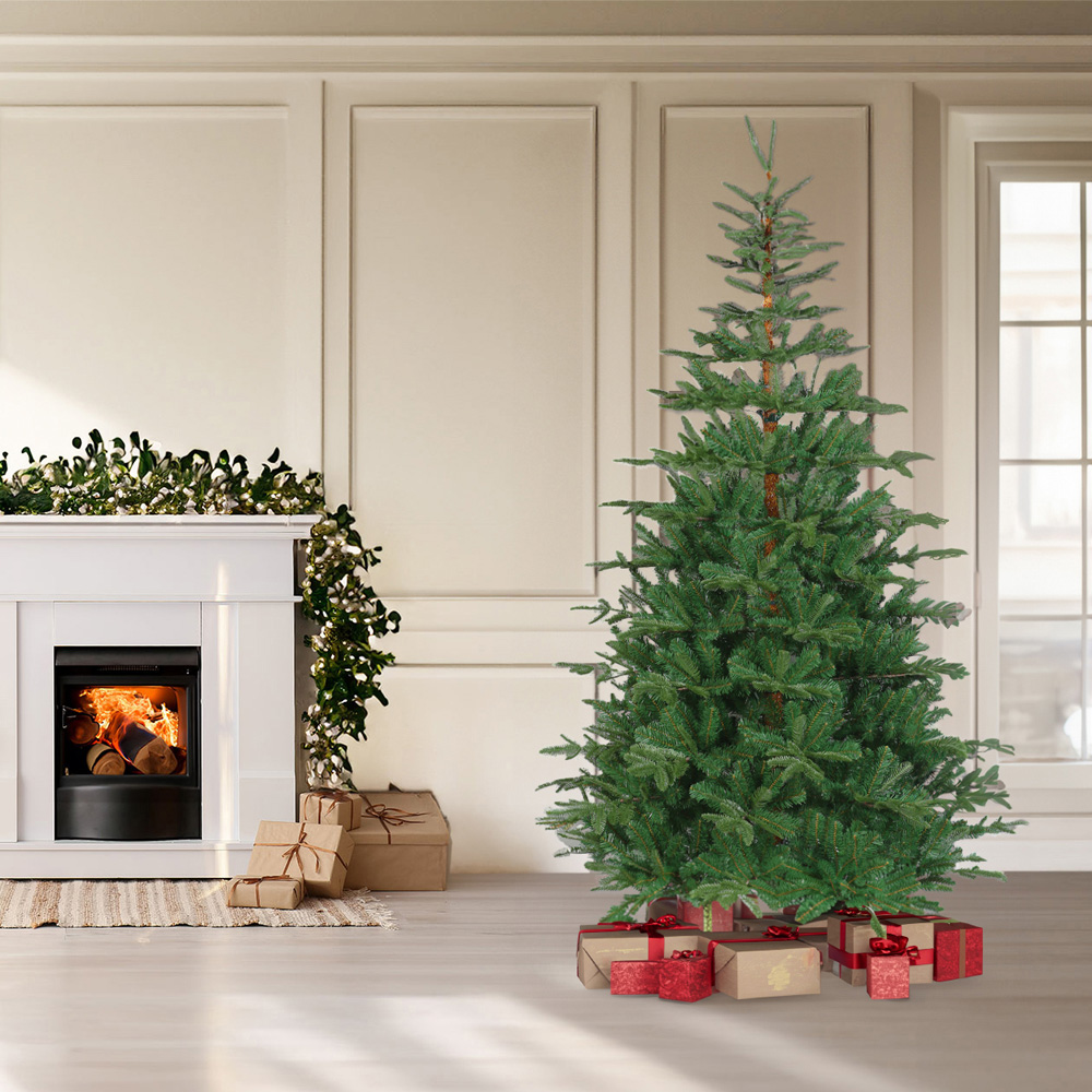 Neo Green PE Branch Tips Artificial Christmas Tree 7ft Image 5
