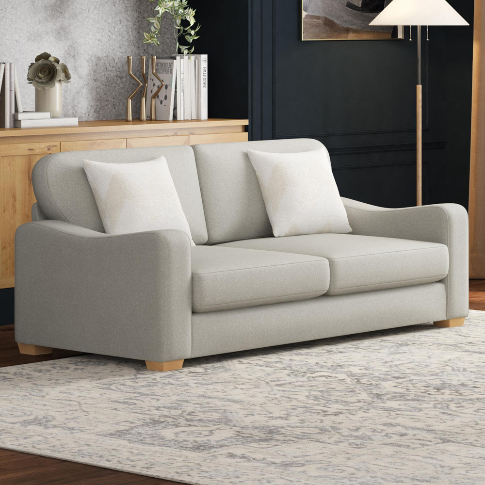 Theadford 5 Seater Venice Mink Fixed Back Sofa Set Image 5