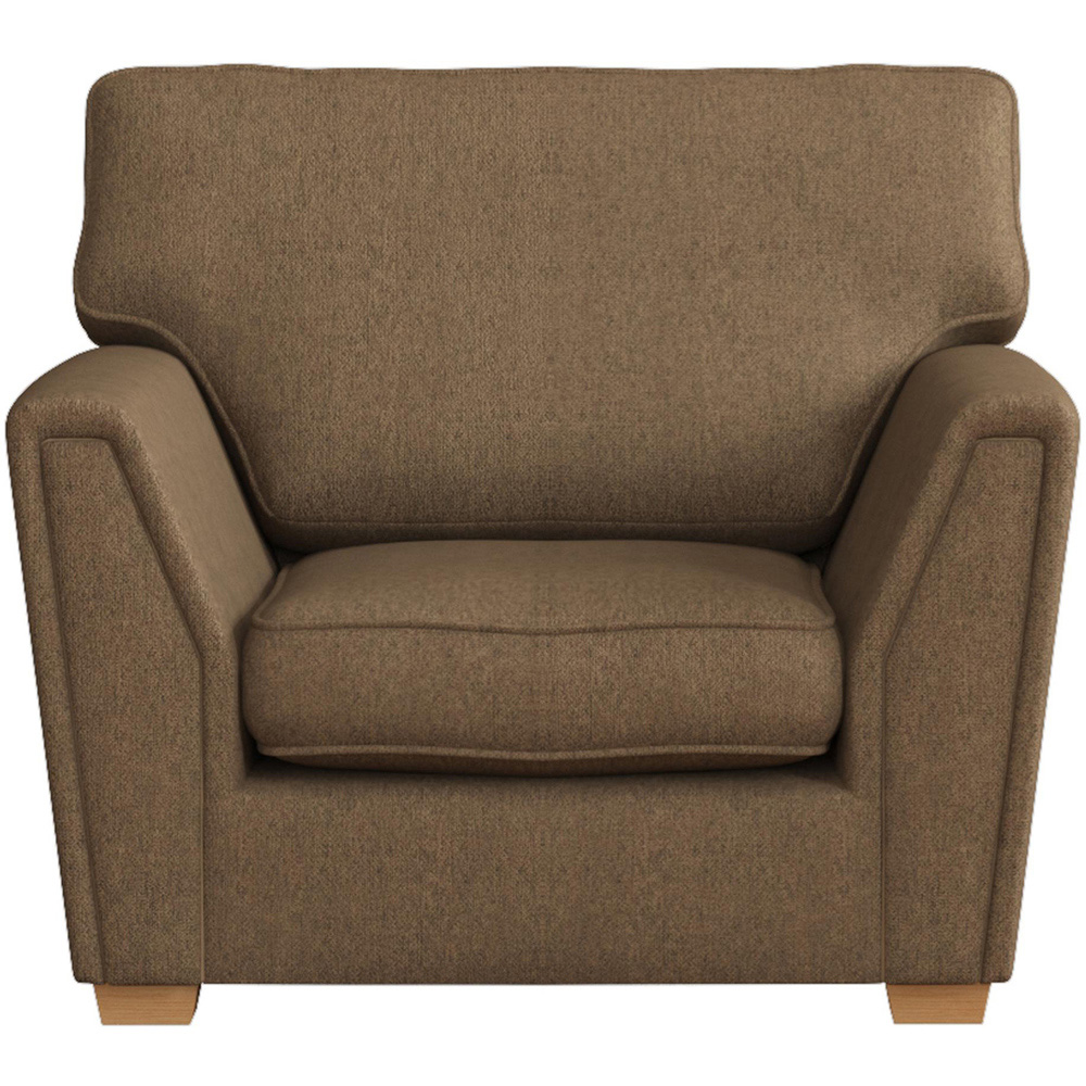 Wendleberry Venice Nutmeg Fixed Back Armchair Image 2