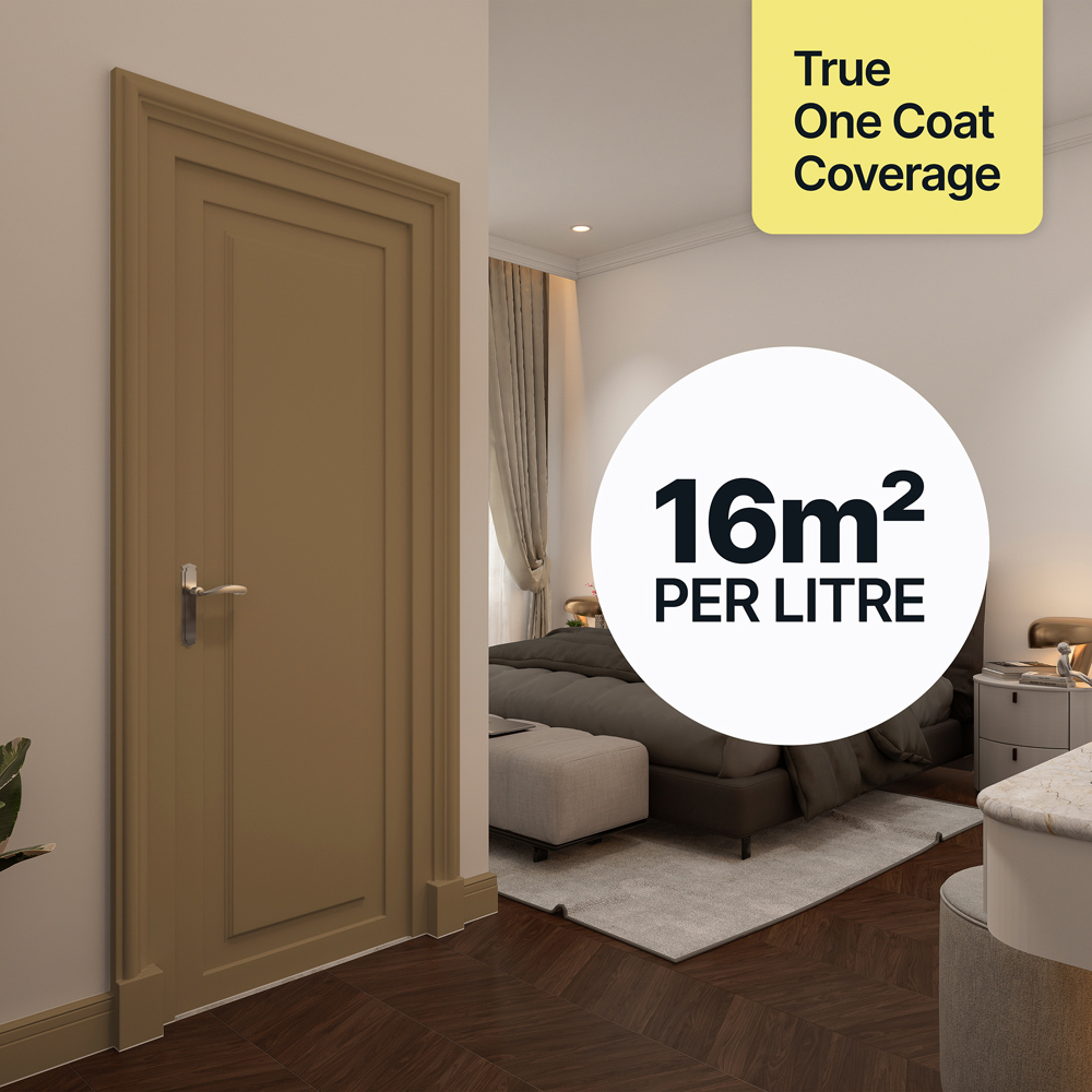 Hemway Mustard Brown Furniture and Walls Matt Chalk Paint 1L Image 4