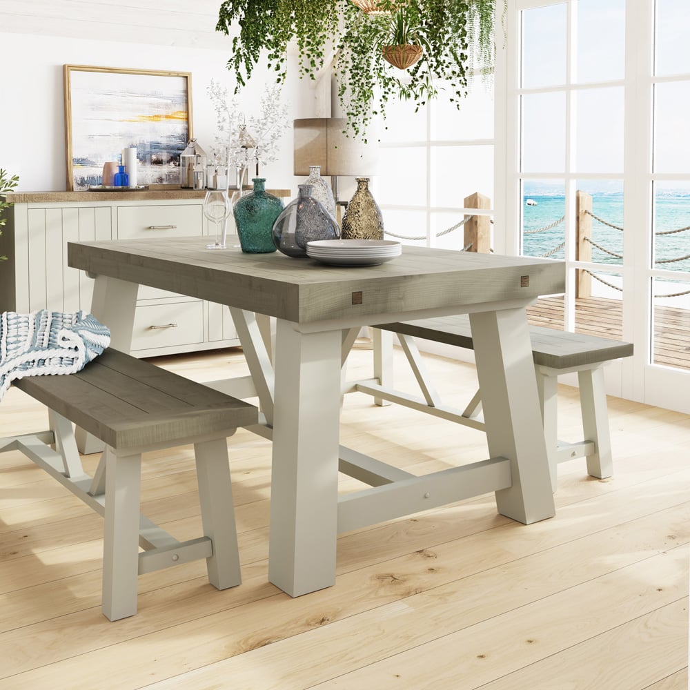 FWStyle Purbeck Truffle Dining Table Image 5