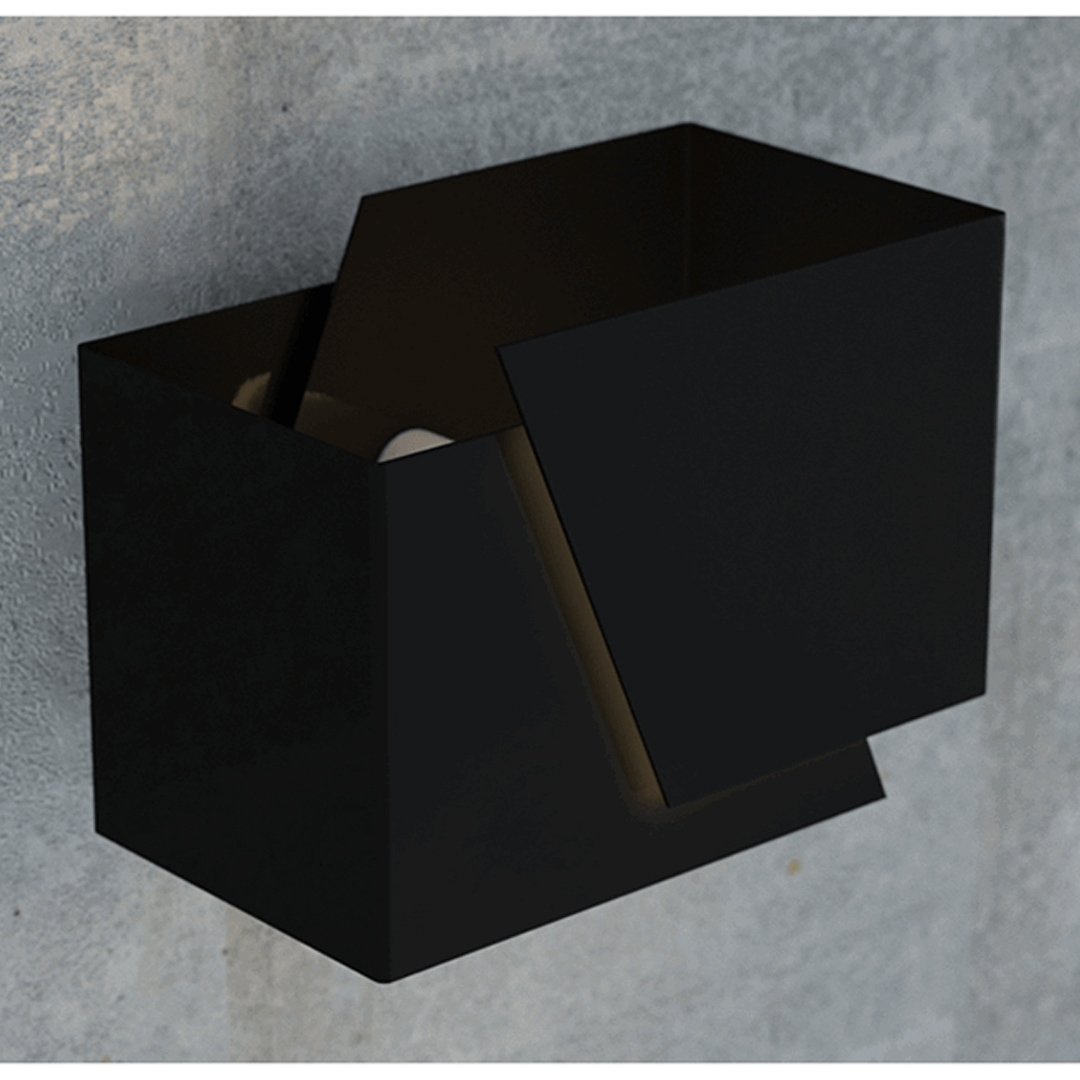 Emibig Frost Black G9 Wall Light Image 3