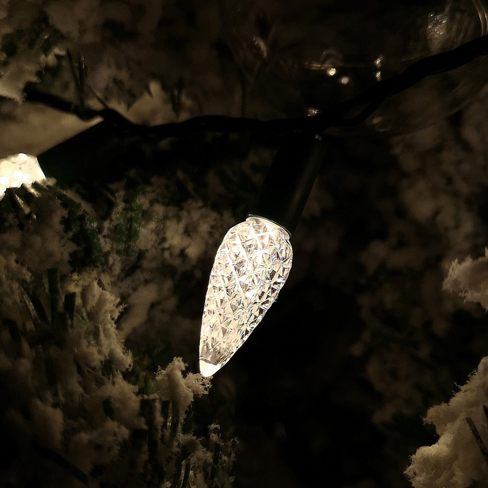 Samuel Alexander 300 Warm White LED Green Cable Pinecone String Light 15m Image 6