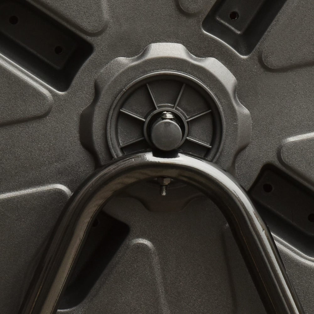 Outsunny Orange Dual Chamber Outdoor Tumbling Compost Bin 160L Image 3