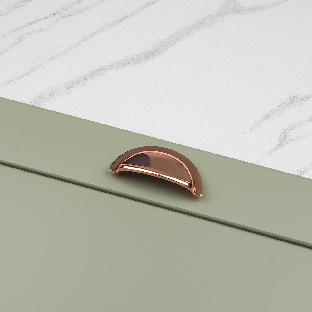 Handle & Home Rose Gold Copper Cup Handle 76mm Image 2