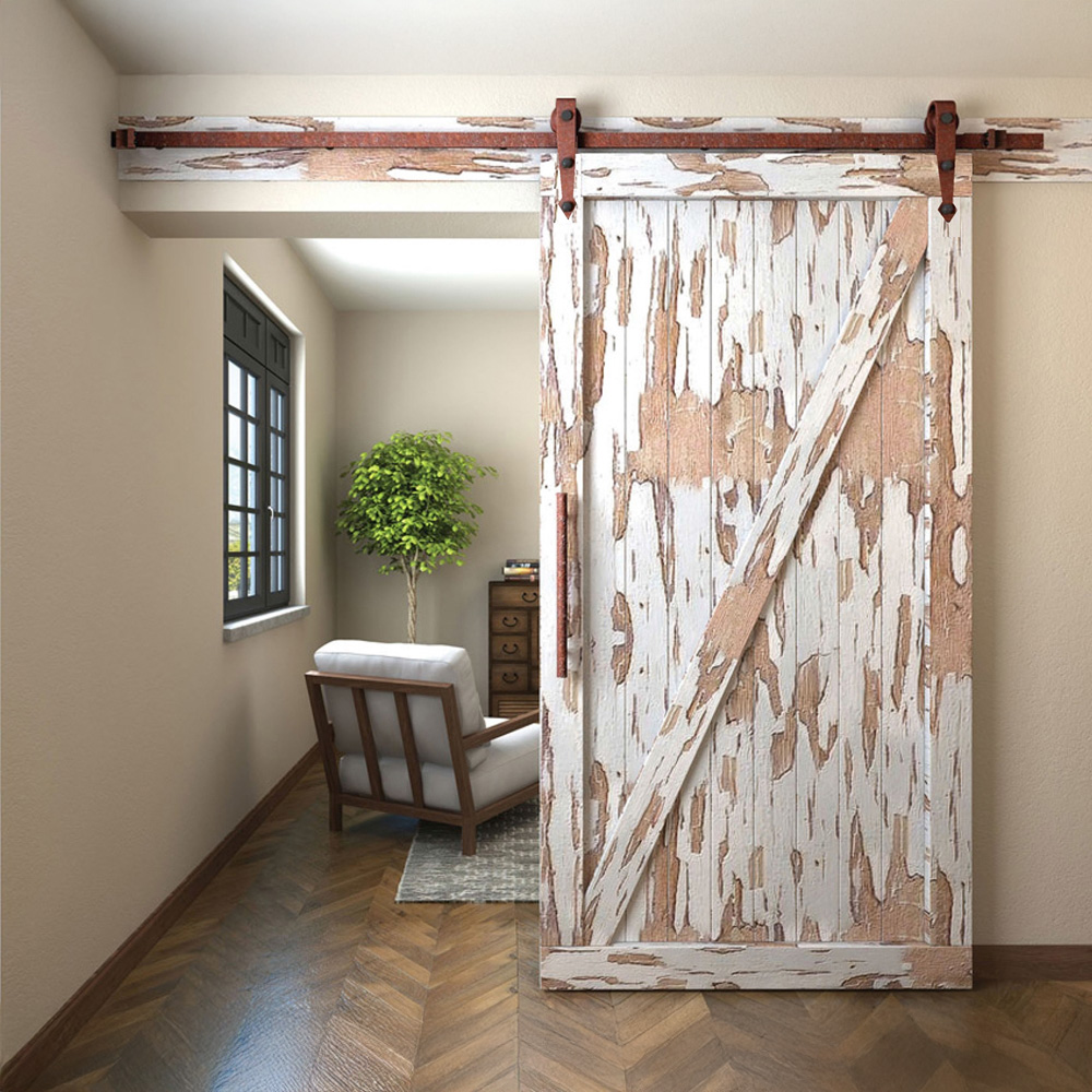 Coburn Flat Track 100 Rust Arrow Head Hanger One Door System 1000mm Image 2