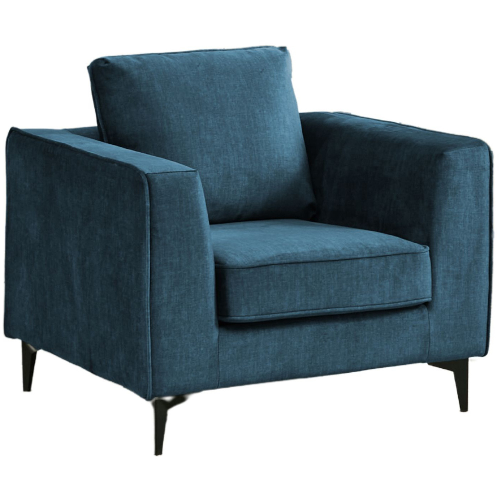 Brooklyn Ocean Blue Accent Chair Image 2