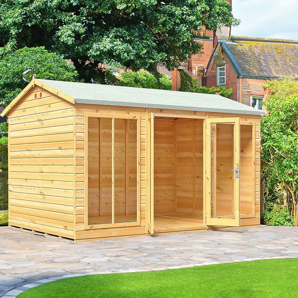 Shire Mayfield 12 x 8ft Double Door Traditional Summerhouse Image 6