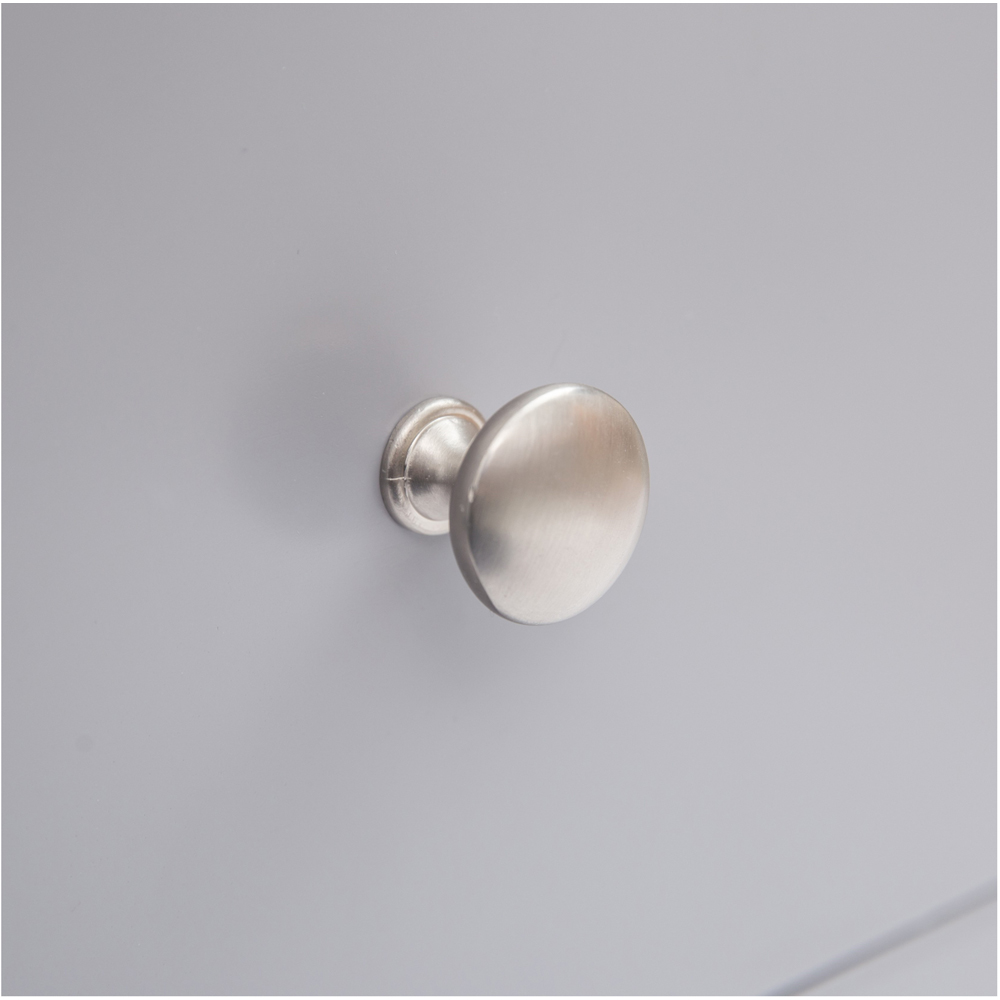 Cabinet Bits Rocca 4 Drawer Dark Grey Chrome Knob Chest of Drawers Image 7